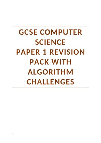 Image result for OCR Computer Science Paper