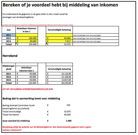 Toradh íomhá ar Boekhouden Excel Template