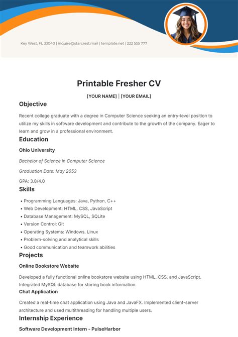 CV Template for Students에 대한 이미지 결과