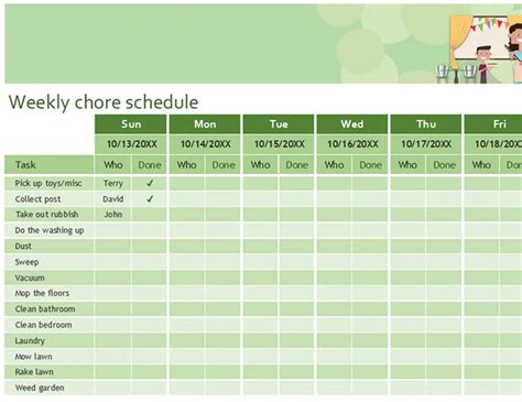 How to Make Schedule in Microsoft Excel に対する画像結果
