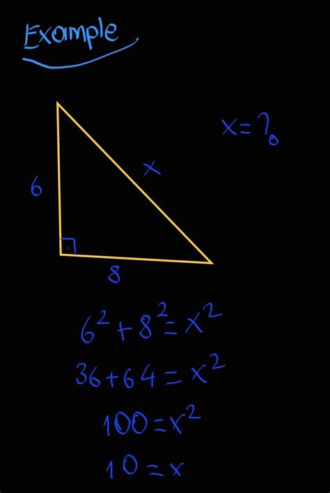 Image result for Pythagorean Theorem Examples