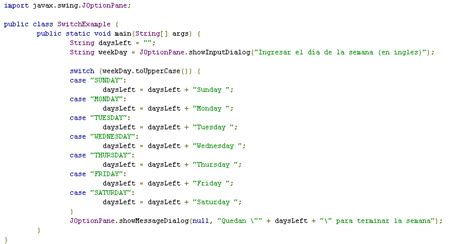 Switch Java Ejemplo ਲਈ ਪ੍ਰਤੀਬਿੰਬ ਨਤੀਜਾ