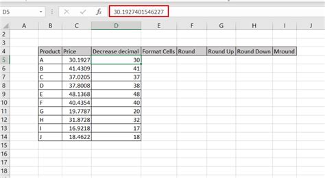 Afbeeldingsresultaten voor How to Round a Calculated Number in Excel