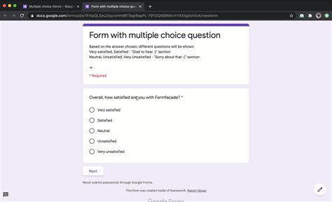 Image result for How to Add Answer in Google Form MCQ