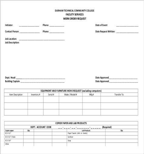 Image result for Sample Job Order Template