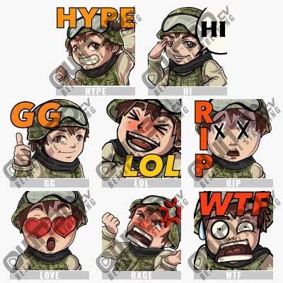 Twitch Emotes Soldier に対する画像結果