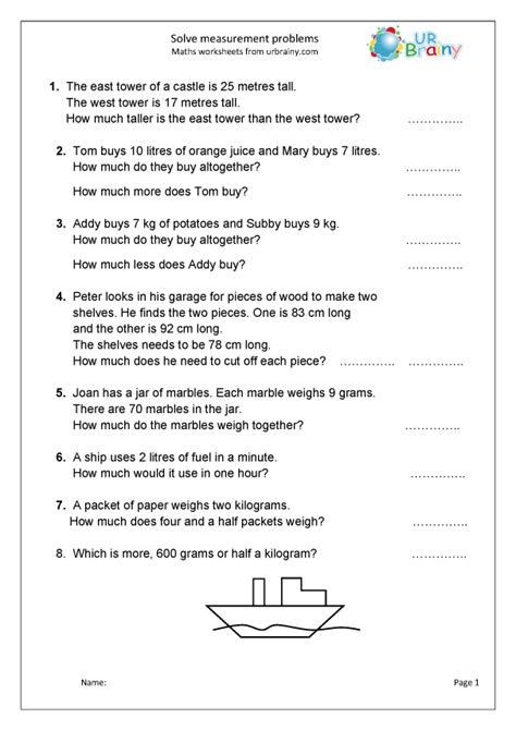 Image result for Mathematics Solving Problems Involving Length