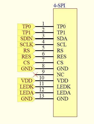 Image result for ST7735 20 Pin TFT