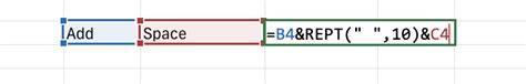 Image result for How to Add Space to Excel Cell