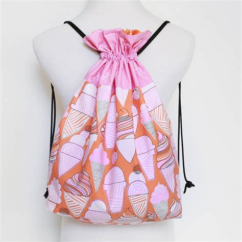 Image result for Drawstring Tote Bag Pattern