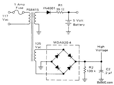 Image result for Battery Backup Circuit Diagram