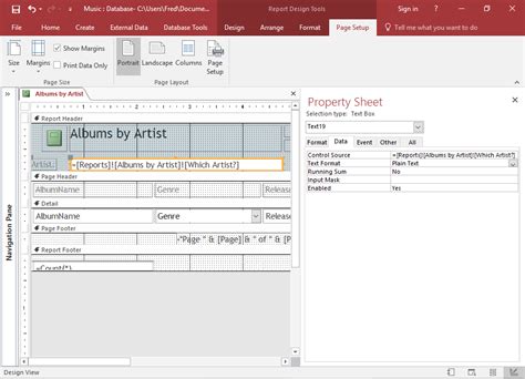 Image result for How to Create a Report in Access