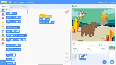 Toradh íomhá ar Scratch Tutorial Spiel Programmieren
