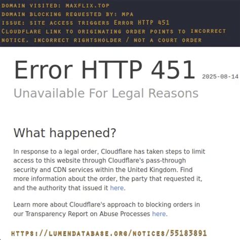 Toradh íomhá ar Block Site Error Code