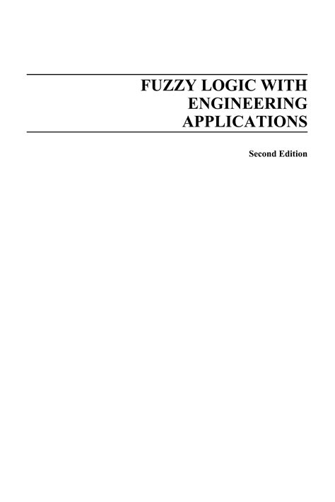 Image result for Fuzzy Logic and Its Applications Book