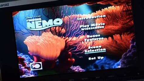 Image result for Finding Nemo 2003 Dvd Menu Walkthrough
