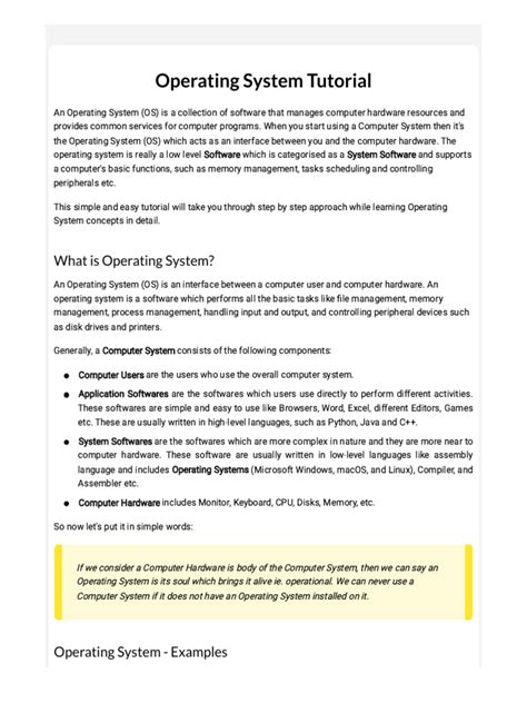 Operating System Notes PDF に対する画像結果