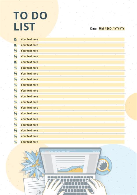 Toradh íomhá ar To Do List Form PDF
