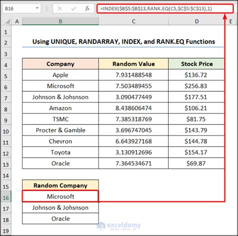 Afbeeldingsresultaten voor Randomize in Excel