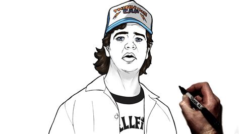 How to Draw Dustin Stranger Things に対する画像結果