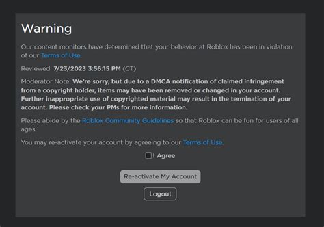 Account Deleted Roblox DMCA に対する画像結果