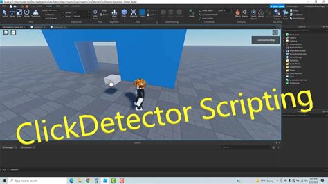 Résultat d’images pour What Properties Can You Put into a Click Detector On Roblox Studio