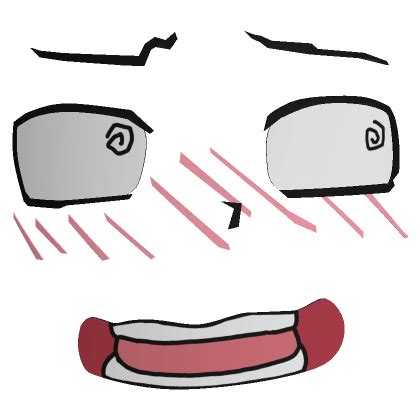 Image result for Anime Roblox Face Transparent Background
