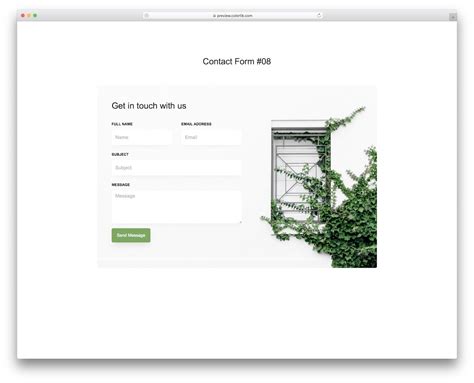 Minimalist Contact Form に対する画像結果