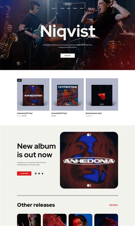 Image result for Free Band Website Templates