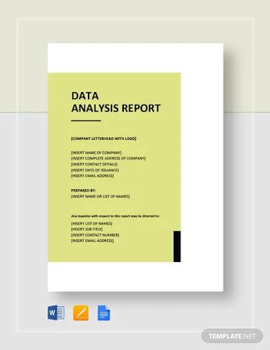 Image result for Data Analysis Report Example