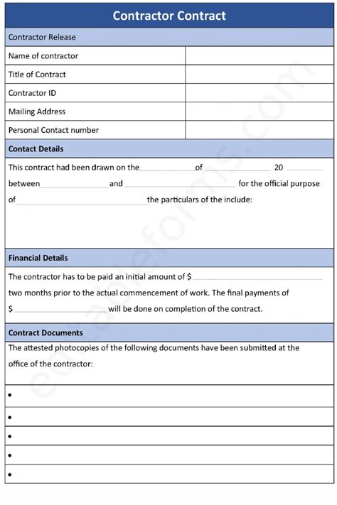 Image result for Contractor Payment Contract Template