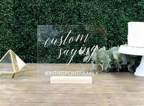 Image result for Acrylic Table Logo Sign