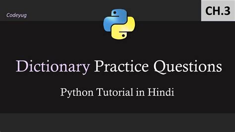 Dictionary Definition in Python Video in Hindi に対する画像結果