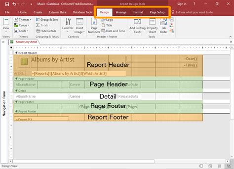 Image result for How to Create a Report in Access