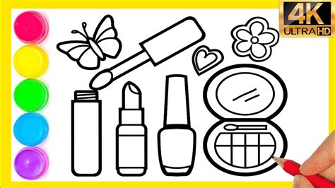 Image result for How to Draw a Makeup Set