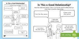 Relationship Worksheet Key Stage 3 に対する画像結果
