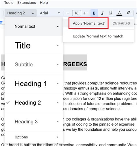 Image result for How to Create Headings in Google Docs