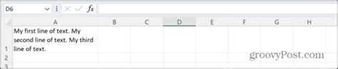 Image result for Write in Excel in One Column in Paragraph