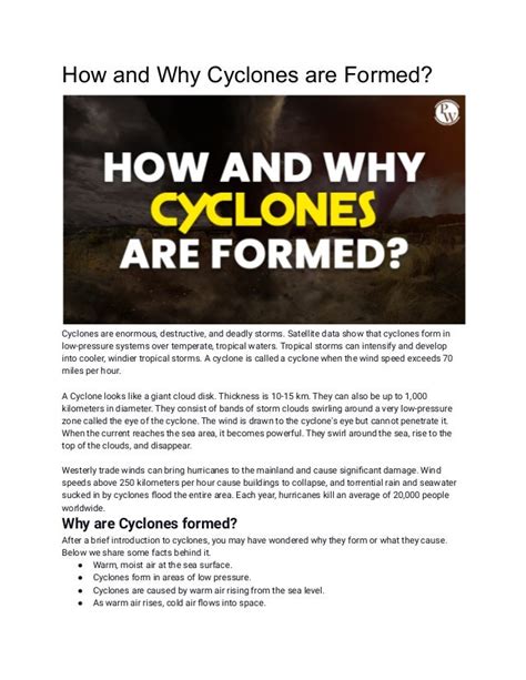 How Do Cyclones Begin に対する画像結果