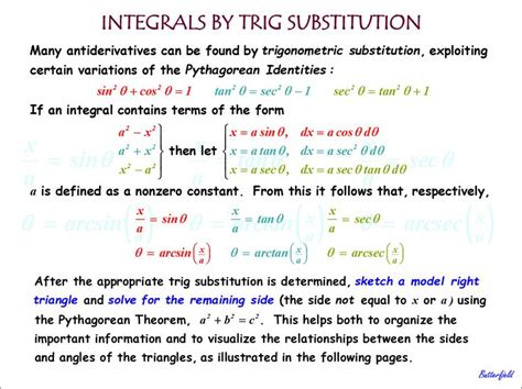 Image result for Trig Substitution Tutorial