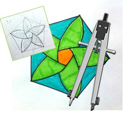 Résultat d’images pour Gemetric Patterns Using a Compass