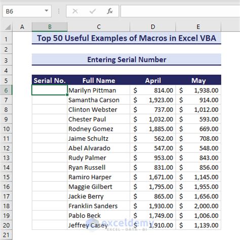 Image result for Serial Number Excel VBA Stack Overflow