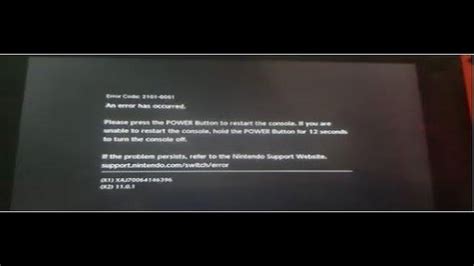 Image result for Nintendo Switch Crash Error