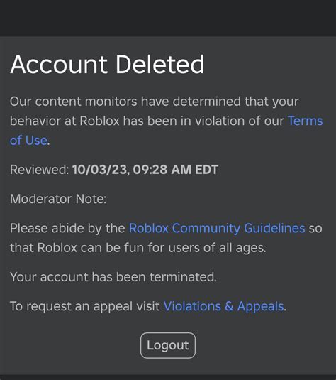 Image result for Roblox Hi Ban Note