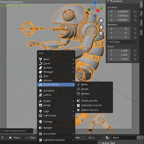 Image result for Blender Outline to SVG
