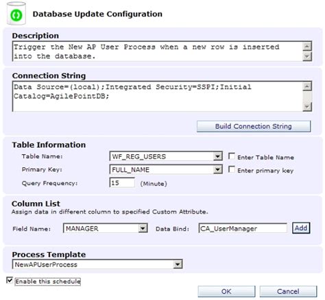 Database Update Process に対する画像結果