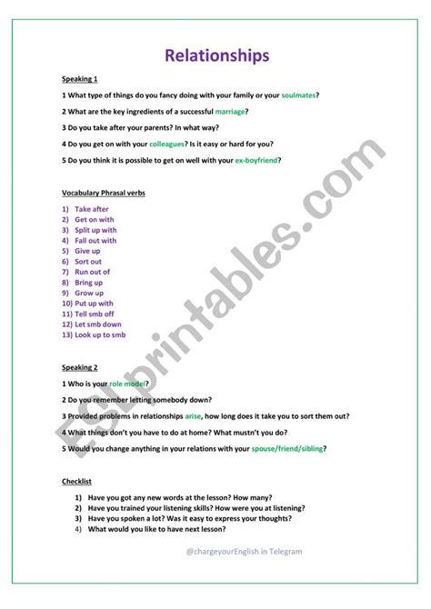 Relationship Worksheet Key Stage 3 に対する画像結果