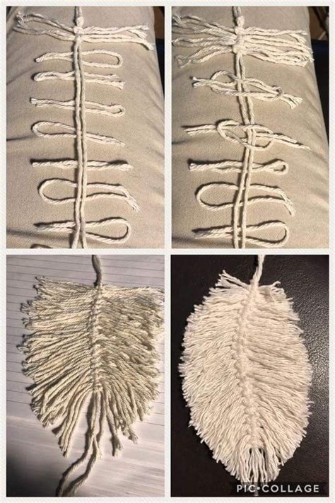 Image result for Macrame Feathers DIY