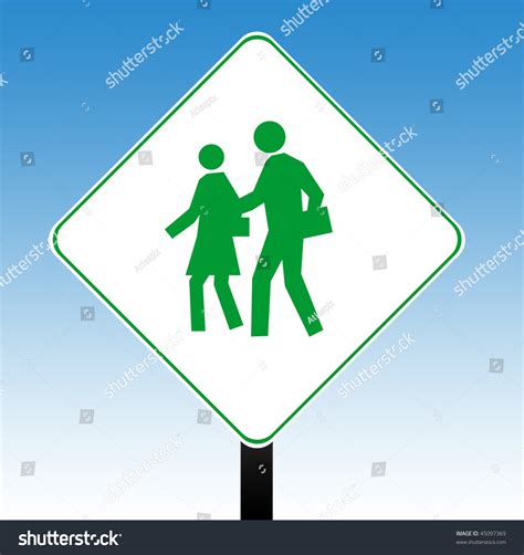 Image result for School Crossing Road Sign