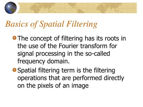 Image result for Spatial Filter Design